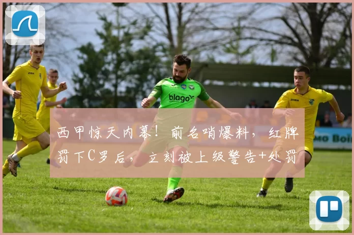 西甲惊天内幕！前名哨爆料，红牌罚下C罗后，立刻被上级警告+处罚_费尔南德斯_裁判_皇家马德里